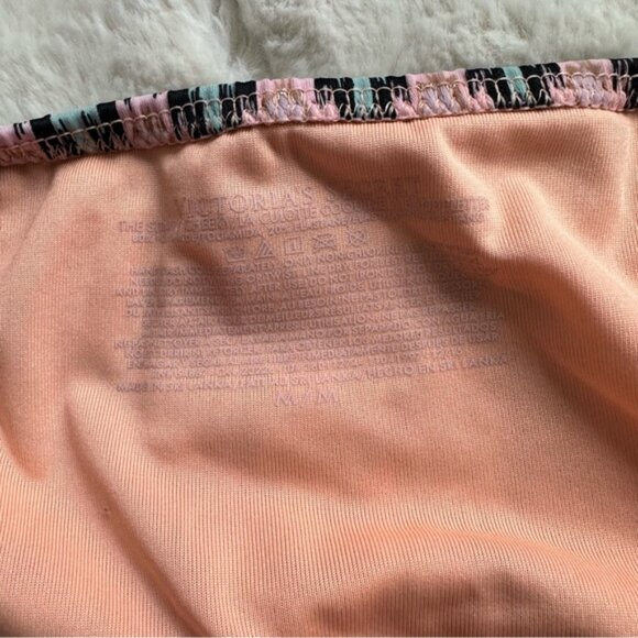 Victoria's Secret | "Warm Ikat Foil" The Wrap Halter & Strappy Cheeky Bikini Set - Picture 12 of 16